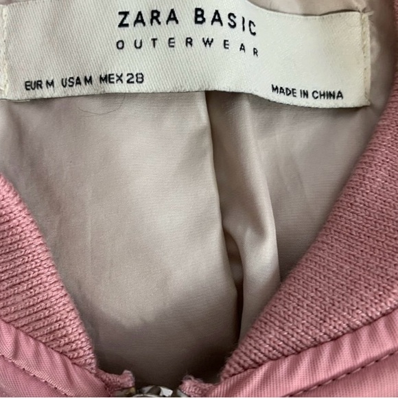 Zara Women’s Bomber Jacket Sz M - Picture 6 of 6